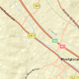 Montgiscard Street Map