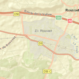Rousset Street Map