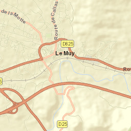 Le Muy Street Map