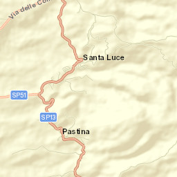 Santa Luce Street Map