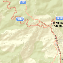 Castellina in Chianti Street Map