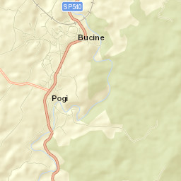 Bucine Street Map