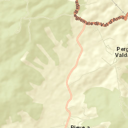 Pergine Valdarno Street Map