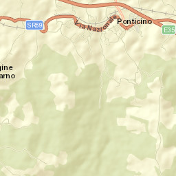Ponticino Street Map