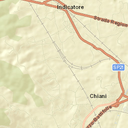 Pratantico-Indicatore Street Map