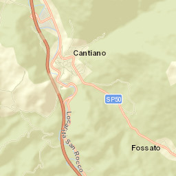 Cantiano Street Map
