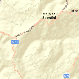 Maiolati Spontini Street Map