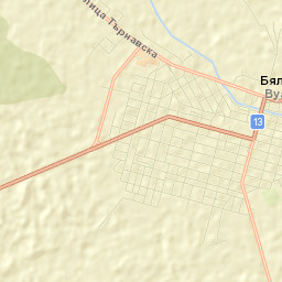 Byala Slatina Street Map