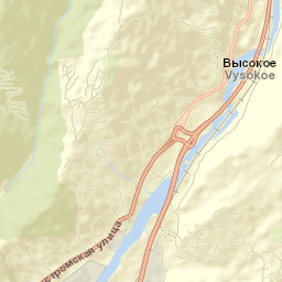 Vysokoye Street Map