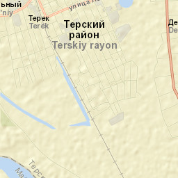 Terek Street Map