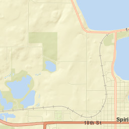 Spirit Lake Street Map