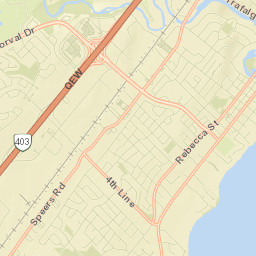Oakville Street Map