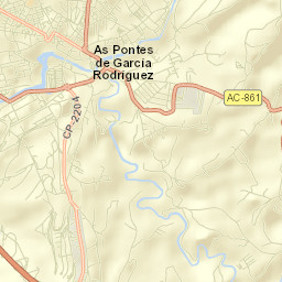 As Pontes de García Rodríguez Street Map