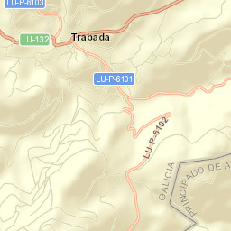 Trabada Street Map