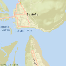 Santoña Street Map