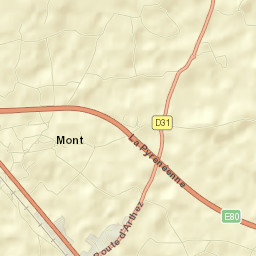 Mont Street Map