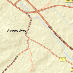 Ayguesvives Street Map