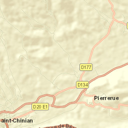 Saint-Chinian Street Map