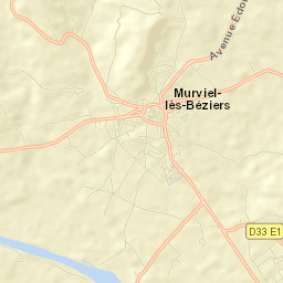 Murviel-lès-Béziers Street Map
