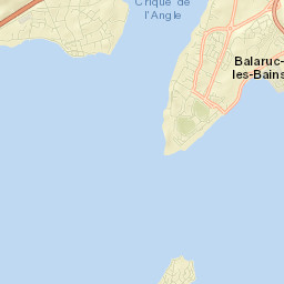 Bouzigues Street Map