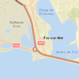 Fos-sur-Mer Street Map