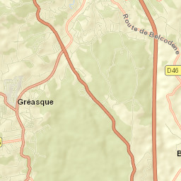 Gréasque Street Map
