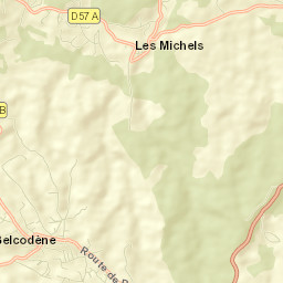 Belcodène Street Map