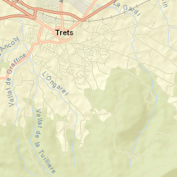 Trets Street Map