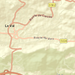 Le Val Street Map