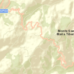 Monte Santa Maria Tiberina Street Map