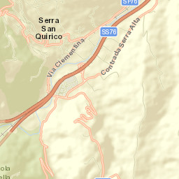 Serra San Quirico Street Map