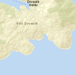 Veliki Drvenik Street Map