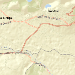 Imotski Street Map