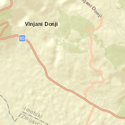 Donji Vinjani Street Map