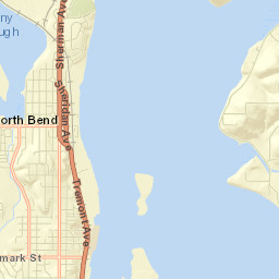 North Bend Street Map