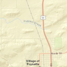 Poynette Street Map