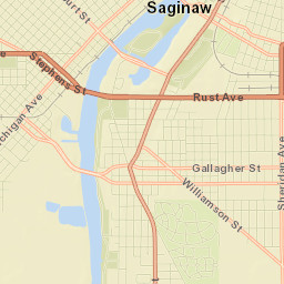 311 Cass Street, Saginaw Charter Township Street Map
