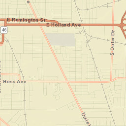 Buena Vista Street Map