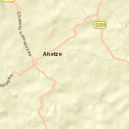 Ahetze Street Map