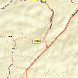 Sauvagnon Street Map