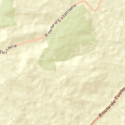 Eaunes Street Map