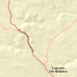 Cazouls-lès-Béziers Street Map