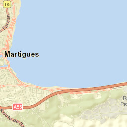 Martigues Street Map