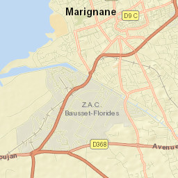 Marignane Street Map