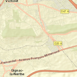 Saint-Victoret Street Map