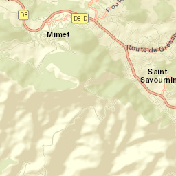 Saint-Savournin Street Map