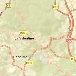 Cadolive Street Map