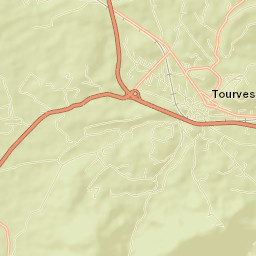 Tourves Street Map