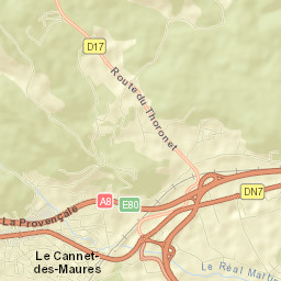 Le Cannet-des-Maures Street Map