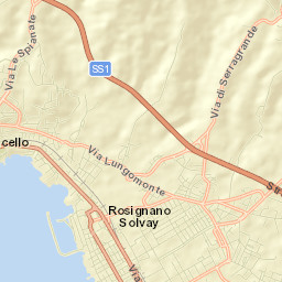 Rosignano Solvay-Castiglioncello Street Map